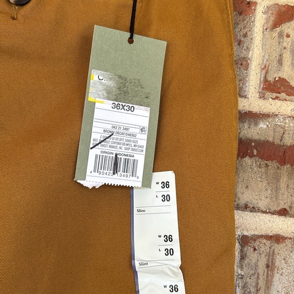 Goodfellow and Co. Mustard Slim Chino Pants - Picture 10 of 13